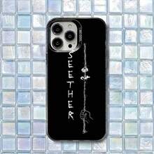 Funda de Teléfono de la Banda de Rock Seether para 17,16,15,14,13,12,11,Pro,Max,Plus, Cubierta Mate a Prueba de Golpes - Z1 - Ver 2