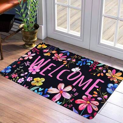 1件装门垫，小地毯，迎宾垫，地毯，地垫，户外门垫，厨房地毯，家居装饰，前门垫，小地毯，户外垫，家居装饰，地毯，花园地毯，可水洗地毯