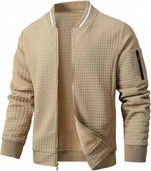 Mens Casual Lightweight CoatChristmas MQ4K - 橘色 - 查看 11