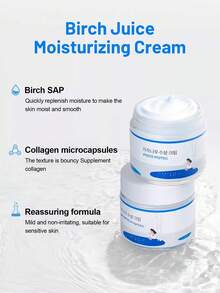 Krem nawilżający ROUND LAB Birch Juice, 48-godzinny krem do twarzy o głębokim nawilżeniu, wzbogacony sokiem z brzozy i witaminą kwasu hialuronowego, odpowiedni do skóry trądzikowej, redukuje przetłuszczanie się i powstawanie zaskórników, koreańska pielęgnacja skóry, 80 ml - Krem nawilżający z sokiem brzozowym - Zobacz 2