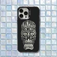 Funda de Teléfono de la Banda de Rock Seether para 17,16,15,14,13,12,11,Pro,Max,Plus, Cubierta Mate a Prueba de Golpes - Z1 - Ver 6