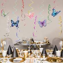 Butterfly Party Streamers - como en la foto - Ver 4