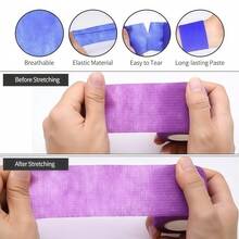 1/2/4/8pcs 2m Stretchable Beige Non-Woven Self-Adhesive Toe Protector Tape, Suitable For Blisters On Toes, Fingers, High Heels, Sports, Breathable Non-Woven Fabric For Fingers, Ankles, Wrists, Waist - Multicolor - View 6