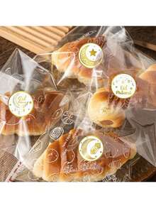 500pcs/Roll Eid Mubarak Stickers, Eid Gift Packaging Stickers - Multicolor - View 3