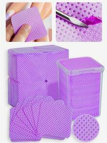 1000pcs/400pcs/200pcs Gel Nail Polish Remover Wipes, Nail Cleaning Pads, Makeup Tools Wholesale, Nail Art Supplies, Nail Tools, Suitable For Nail Extensions - Multicolor - View 10