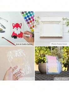 Clear Acrylic Sheets, Used For Frame Glass Replacement, Displaying Items, Painting, DIY Crafts, Wedding & Birthday Party Seat Card Decoration Valentine's Day, Valentines Wedding, Birthday - Clear - View 8