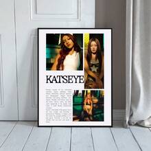 1 张 Katseye 韩国流行乐队音乐团体粉丝海报 Katseye 乐队团体韩国流行明星海报帆布画墙面艺术房间家居装饰无框 - 彩色 - 查看 2