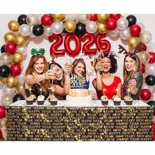 KALOR 16 Inch 2026 Red Foil Number Balloons, 2026 New Years Decorations For 2026 Happy New Year Eve And Graduations Party Supplies - 彩虹 - 查看 10