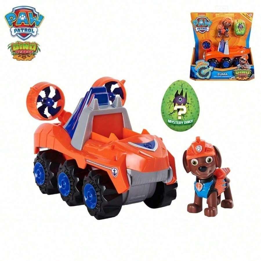 Spin Master Dino Rescue Character's Deluxe Rev Up Vehicle With Mystery Dinosaur Figure
