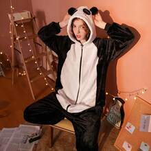 Pijamas de dibujos animados para adultos, ropa de dormir   Pijamas completas calientitas  unisex mujer y hombre pijama en parejas disfraz anime cosplay Costumes stichtch, pijamas de franela  para dama ropa de cartoon anime invierno mamelucos mameluco de dinosaurio   mono de gato y Panda, monos de animales, disfraces de Halloween y Chiristmas  ropa para el hogar regalo dormir , recuerdo adulto mameluco de chimuelo pijama caballer - Blanco - Ver 10