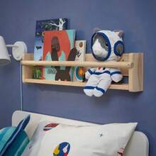 IKEA Peluche de gato astronauta AFTONSPARV - Abrazo cómodo, compañero tierno para niños, 28 cm, blanco grisáceo - blanco grisáceo - Ver 7