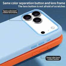 VIETAO 高品质防指纹触控保护液态硅胶手机壳，兼容 17/16 Pro Max/17 Pro/16 Pro，同色按键手机壳