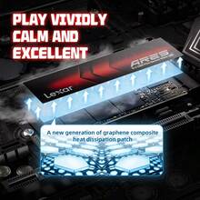 Lexar ARES SSD M.2 NVMe PCIe4.0 X4 | 1TB/2TB/4TB | 读取速度 7400MB/s | TLC 闪存颗粒 | 游戏及高速存储 - 黑色 - 查看 7