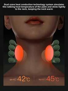 Advanced 4D Shiatsu Neck And Shoulder Massager With Heat & Finger Massage - Wireless, Deep Tissue, Simulated Human Hand Design For Ultimate Pain Relief And Muscle Relaxation - 綠色 - 查看 3