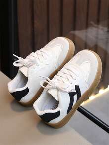 Children's Casual Sneakers, New Spring/Autumn Boys' Retro Casual Shoes, Girls' Sports Shoes, Big Kids Shoes - Beige - View 6