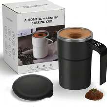 380ml Electric Self-Stirring Mug, USB Rechargeable Stainless Steel Mixing Cup, Automatic Stirring Coffee Cup Suitable For Coffee, Milk, Cocoa And Other Beverages - Multicolor - View 12
