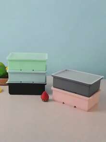 带盖硅胶冰格，适用于汤类，2个装冷冻容器模具，易脱模大号冰格 - 可制作6份完美的1杯份量，适用于炖菜、酱汁、肉汤、剩菜储存，可用洗碗机清洗 - 彩色 - 查看 10