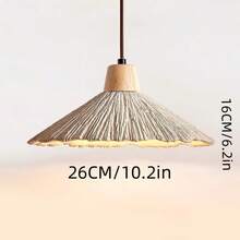 1pc Cement Crafted Pendant Light - Minimalist Bedroom Bedside Pendant Light - Designer Restaurant Bar Cafe Pendant Light, Nordic Art Style - one-size - View 7