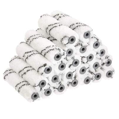 Basics Microfiber Paint Roller Covers, For Ooth Finish, 4, 24-Pack : Tools &Amp; Home Improvement