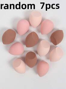 【吸水化妆海绵】采用非乳胶聚氨酯材料制成的吸水化妆海绵——适用于液体、膏状和粉状粉底——有多种颜色可供选择。 - 彩色 - 查看 6