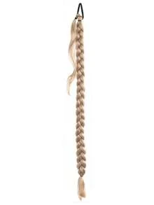 Purple Braided Hair Extensions, Elastic Ponytail Wig, Suitable For Party And Christmas - 彩色 - 查看 7
