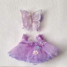 17cm Doll Clothes - Tulle Skirt & Black Dress Outfit Set, Suitable For Labubu Doll - Multicolor - View 13