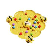 Multi-Player Interactive Bee Honey Collecting Toy, Tabletop Fishing Game Toy, Competitive Party Game Toy (Random Assorted Bean Colors) - Multicolor - View 6