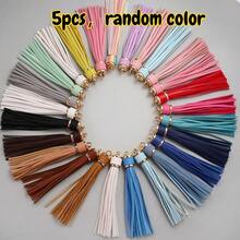 4Amazonia 10厘米PU皮革流苏，优雅彩色流苏吊坠，适用于家居装饰、DIY服装、包包、钥匙扣、珠宝配饰，2026年新款上市 - 彩色 - 查看 10