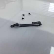 Tool DIY Parts Folding Knife Clamp Knife Clamp Accessories Making Knife Stainless Steel Back Clamp Pocket Clamp - Black - View 4