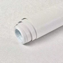 1卷现代3D丝绸图案PVC壁纸，易撕贴，厚实防水，方便粘贴。是家居装饰的理想之选，可用作电视背景墙壁纸和客厅、浴室、卧室墙贴，也适用于卧室墙面装饰、房间装饰和圣诞装饰。 - 白色 - 查看 2