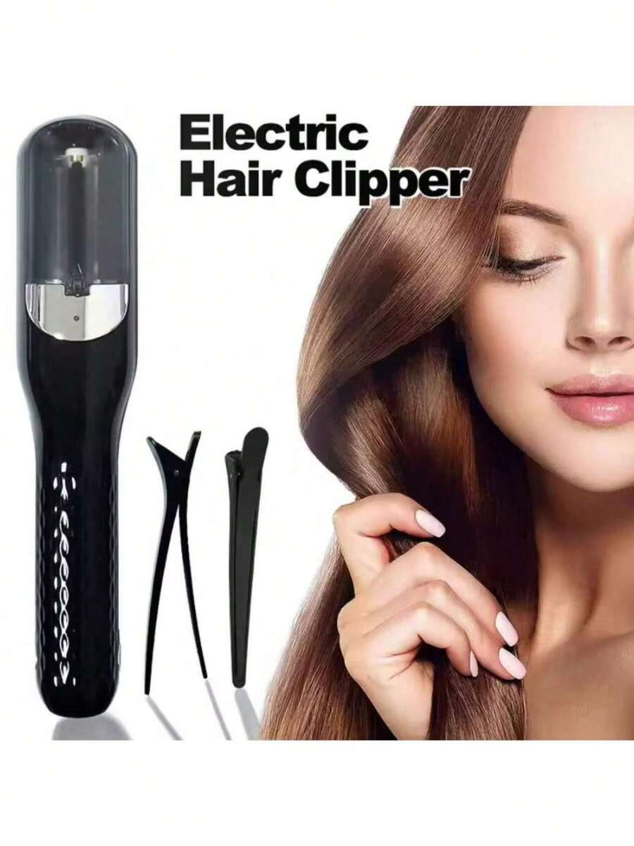 Recortador de puntas de cabello para mujer, removedor de Split, seco, dañado, quebradizo, profesional, automático, corte dividido, Máquina para cortar cabello inalámbrica,articulos de peluquería profesional - Kit de permanente para el cabello - Ver 1