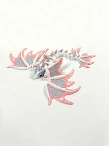 1pc 3D Printed Tyrannosaurus Rex Figurine, Cute Creative Decor With Movable Joints, Durable Desktop Ornament, Suitable For Home, Party, New Year Gift - Multicolor - View 5