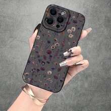 Funda de Teléfono Moderna y Elegante Funda de Teléfono con Diseño Floral Moderno para Modelos de  16, 15, 14, 13, 12, 11 Plus, Pro, Max y Mini, Perfecta como Regalo para Pascua, Navidad, Halloween o Cumpleaños para Tu Novia, Novio, Amiga, o Incluso para Ti Misma Fundas Protectoras de Diseñador Lindas y Femeninas para Mujeres - 1 pieza - Ver 5