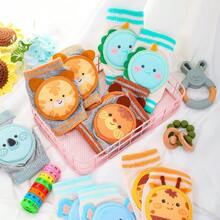 Preboun 婴儿爬行护膝 6 双装，防滑透气，适合 0-3 岁男婴和女婴 - 彩色 - 查看 8