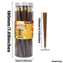 HORENT 8种口味棕色卷烟纸，72张/罐 | 超大包装 | 棕色预卷锥形卷烟纸，水果味卷烟纸，可直接填充烟草的卷烟纸，吸烟配件卷烟纸 - 彩色 - 查看 4