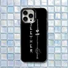 Funda de Teléfono de la Banda de Rock Seether para 17,16,15,14,13,12,11,Pro,Max,Plus, Cubierta Mate a Prueba de Golpes - Z1 - Ver 4