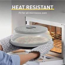 1 Piece Silicone Microwave Splatter Cover, Microwave Food Fruit Strainer Lid, Microwave Food Lid, Microwave Plate Lid, Microwave Lid, Essential Kitchen Item, Dishwasher , Upgraded Foldable Microwave Lid, Ventilated Folding Microwave Tray Lid, Microwave Splash Guard, Vegetable And Fruit Washing Basket, Multi-Functional Kitchen Tool - Multicolor - View 7