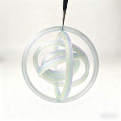 3D打印减压戒指，PLA材质，新奇玩具，互动旋转游戏道具，趣味礼物，成人休闲聚会玩具，指尖玩具减压新奇旋转陀螺，圣诞节、生日、新年礼物