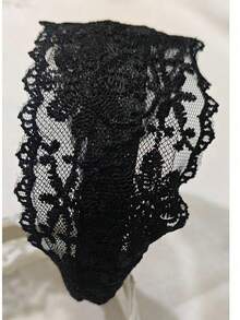1pc Black Lace Summer Elegant Floral Wide Headband, Beauty, Home, Hair Accessories - Black - View 23