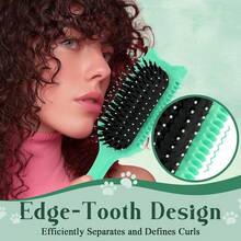 卷发定型梳，2026闪光造型梳，专为卷发设计，打造女性专属卷发造型 - 彩色 - 查看 4
