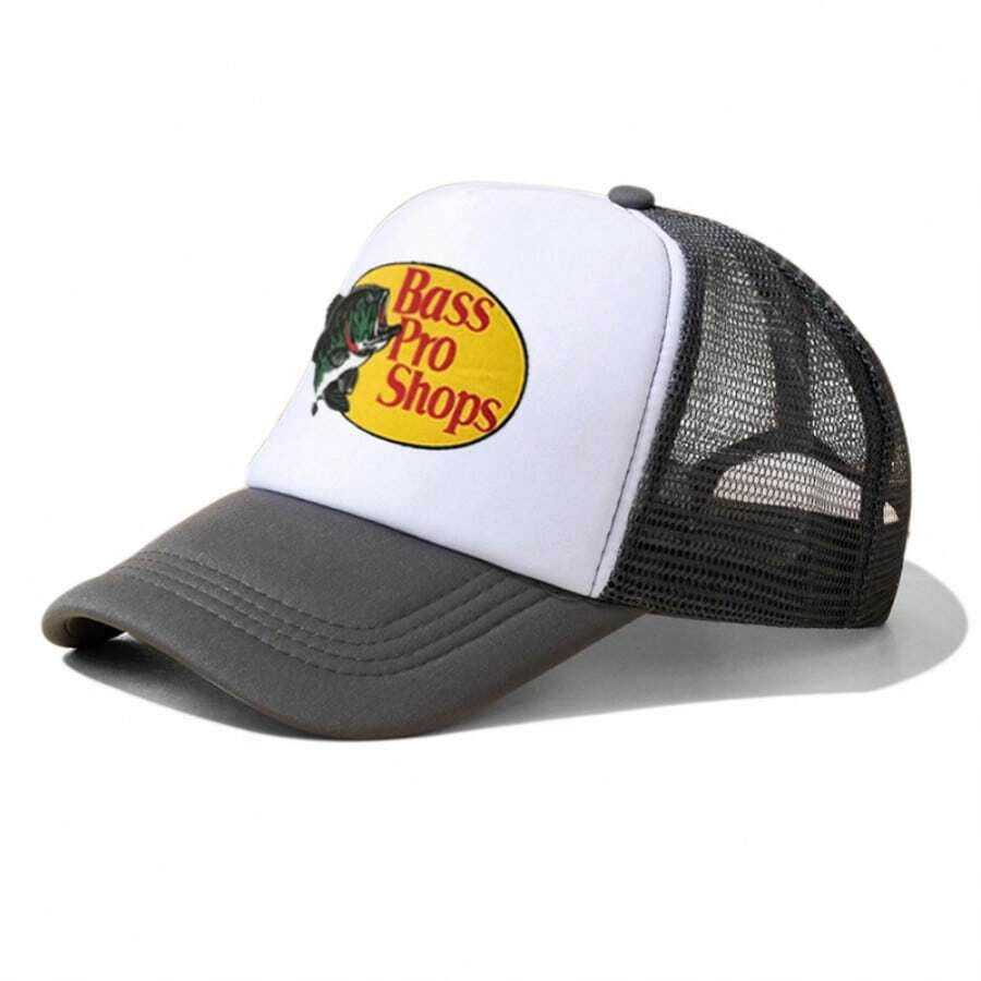 Baseball Cap, Casual Yet Fashionable, Suitable For Both Men And Women, With Animal Patterns - Grey - View 1