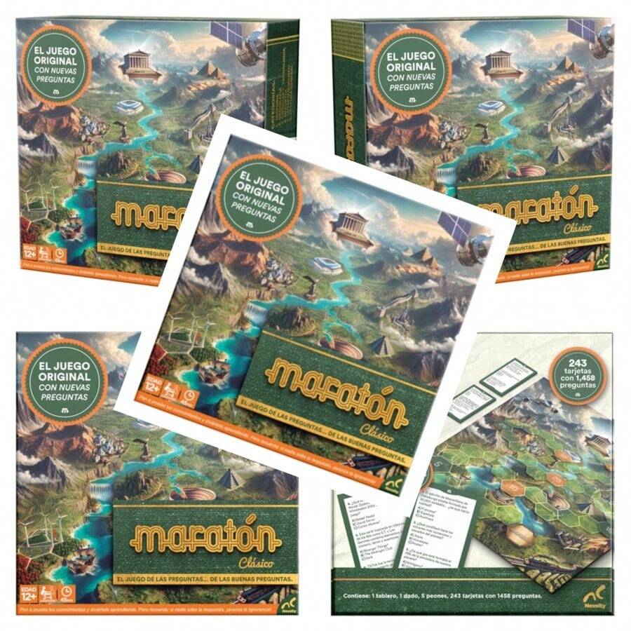 vbxNovelty Corp Juego De Mesa En Familia Maratónzsdd - como en la foto - Ver 1