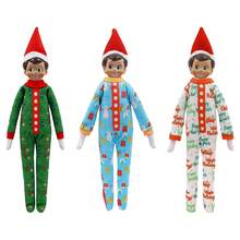 30cm Doll Christmas Elf Pajamas Doll Clothes Accessories