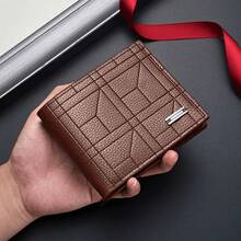 PEEJAA Men's Professional Business Wallet With Money Clip Large Capacity Horizontal Design PU Leather Cash Card Slots Durable For Meetings Travel Entrepreneurs Executives Salespeople Fashion Wallet Gift - 黑色 - 查看 10