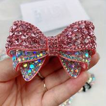 2 piezas Clips de zapato con lazo de rhinestone desmontables hechos a mano, accesorios decorativos de moda para zapatos, bolsos, ropa, también para tocados, cajas, accesorios de vestir - Perfecto para moda DIY, regalos y ocasiones especiales, zapatos, selecciones de primavera y verano, regalos para damas de honor, decoración de habitación, dormitorio, playa, viaje, para hombres, para mujeres, vacaciones, Día de la Mujer, artículos de viaje, recuerdos de boda, Y2k, dormitorio, accesorios de coche para mujeres, decoración de cocina, cosas lindas - Multicolor - Ver 9