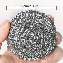 12pcs Stainless Steel Cleaning Brushes - Rust-Resistant, 2.36 Inch Cleaning Brushes, Easy To Clean Dishes, Pots And Ovens