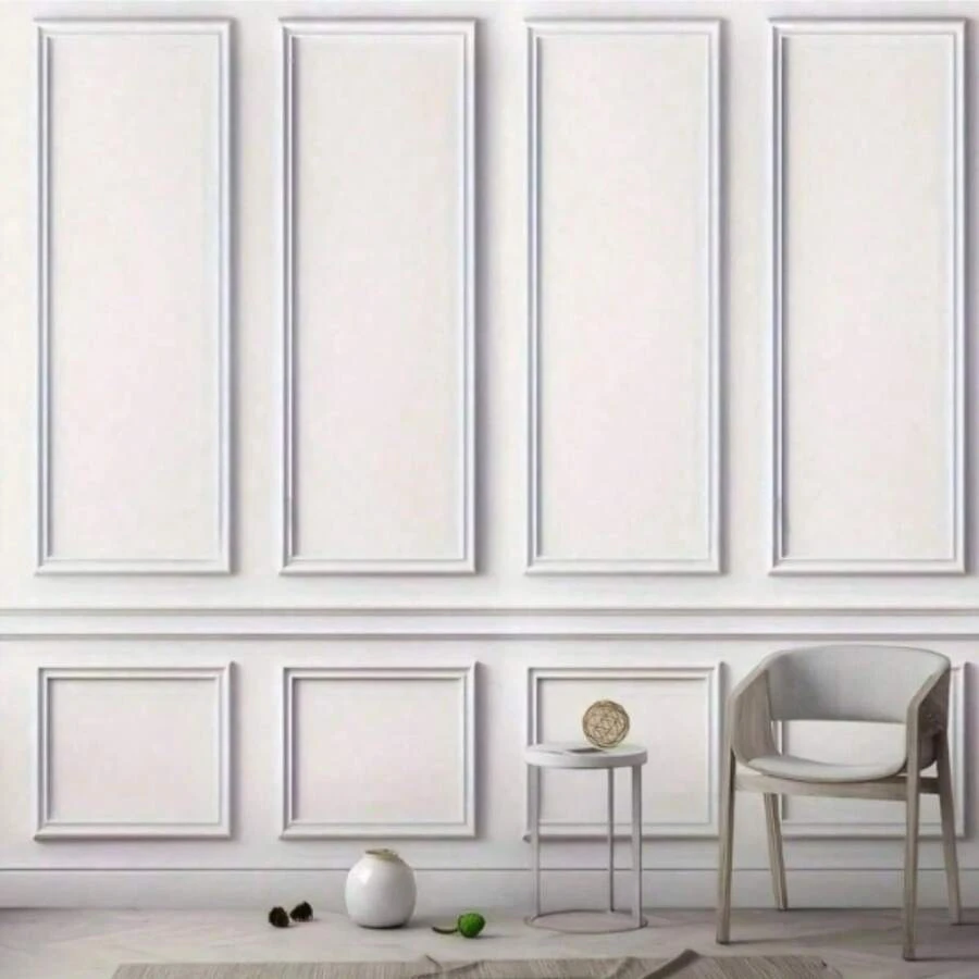 Tiras Decorativas Autoadesivas de PVC Elegantes - Flexíveis e Dobráveis, Adequadas para Paredes, Pisos e Armários; Decoração Doméstica Estilo Europeu, Decoração de Piso | Decoração Europeia | Moldes Fáceis de Instalar, Decoração de Parede e Piso