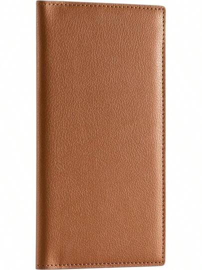 Premium Leather Checkbook Cover - RFID Blocking, Classic Design, Slim & Durable - Perfect For Personal & Business Checks