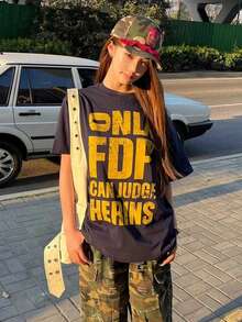 Women T-Shirts - Navy Blue 3 - View 6