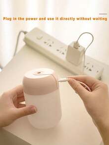 New Portable Humidifier With Night Light, USB/Electric Powered, Large Capacity, Quiet, Mini Air Purifier, Gift - Multicolor - View 9